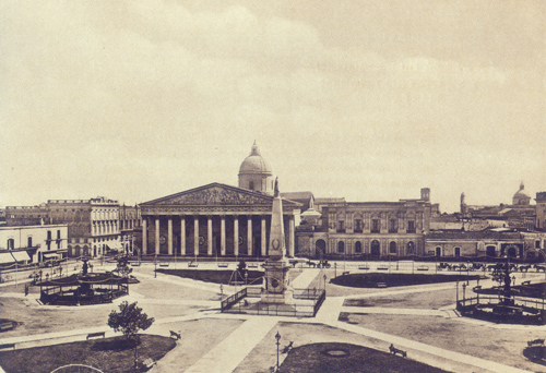 La plaza de la Victoria hasta 1882